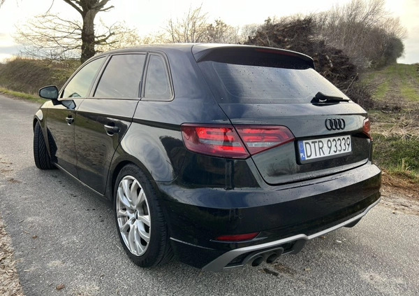 Audi A3 cena 47900 przebieg: 240000, rok produkcji 2013 z Trzebnica małe 466